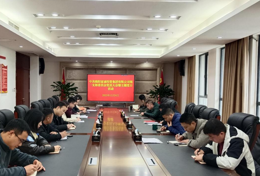 伟德国际1946源于英国集团第一党支部组织召开党员大会暨廉政警示教育主题党日活动